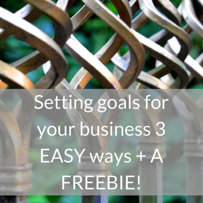 setting goals in your business